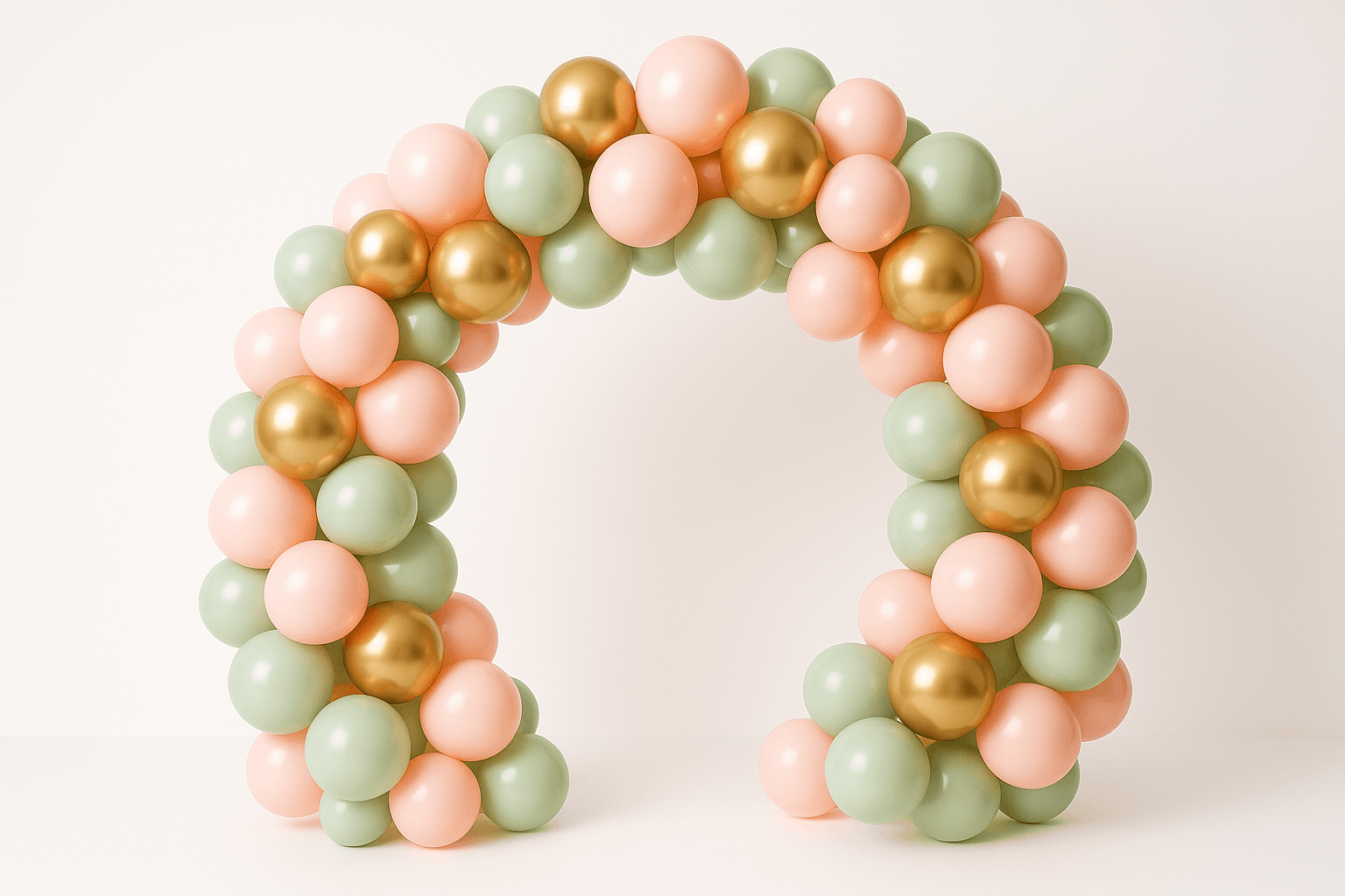 Blissful Hearts balloon installation